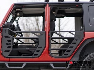 Jeep Wrangler JK Unlimited Steel Tube Doors - Front & Rear Jeep Wrangler JK Unlimited Steel Tube Doors - Front & Rear